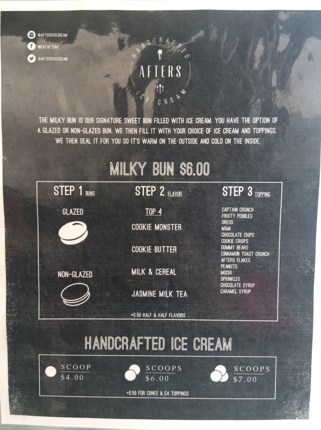 Milky bun options
